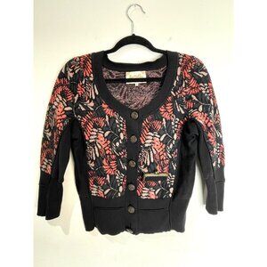 Vintage Liamolly New Orleans Cardigan Grandmother Sweater With Built In Coin Poc